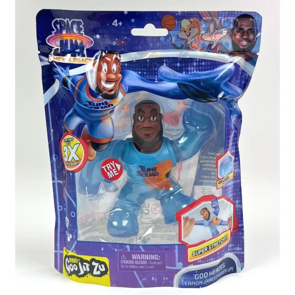 Heroes of Goo Jit Zu Space Jam A New Legacy Lebron James Stretch Toy Figure - Picture 1 of 8